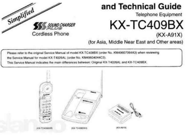 Радіотелефон Panasonic-Kx-Tc409Bx