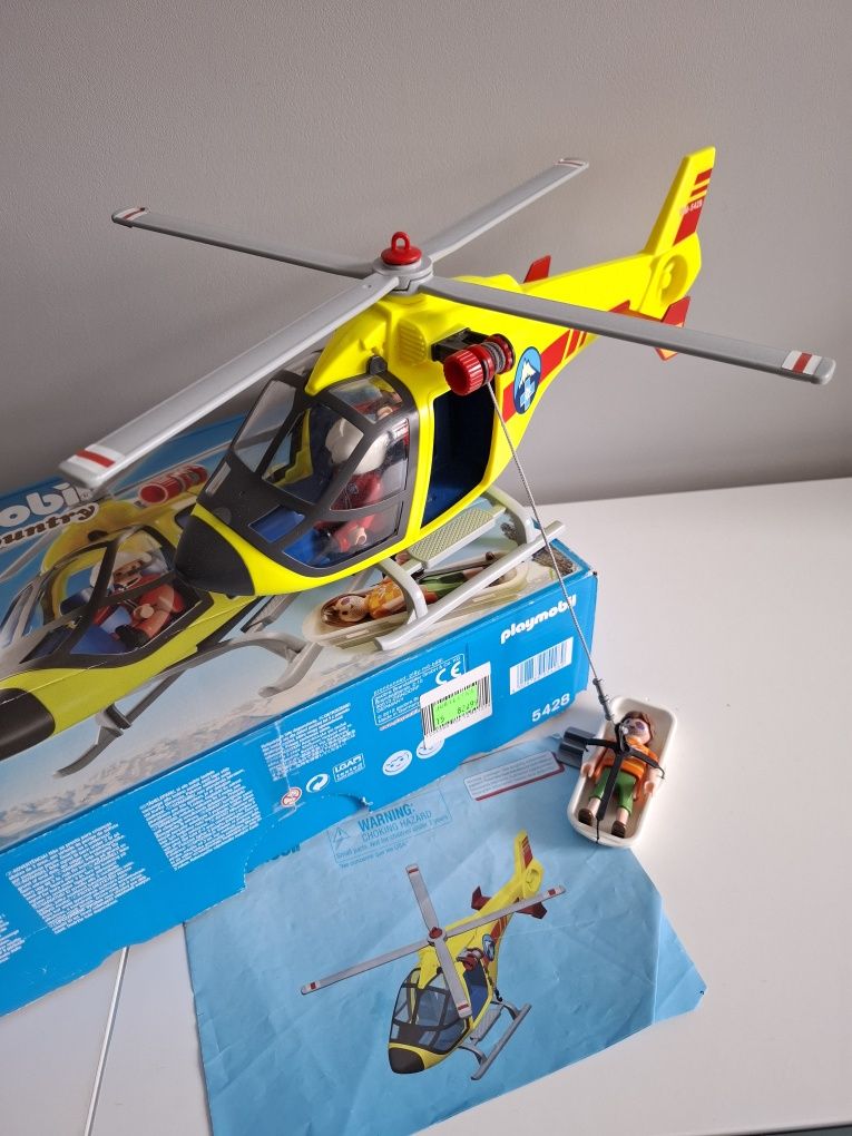 Playmobil helikopter ratunkowy gorski