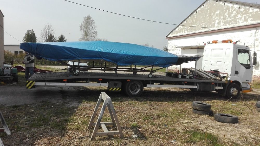transport laweta przyczepa domek holenderski kamper trojmiasto łodzie