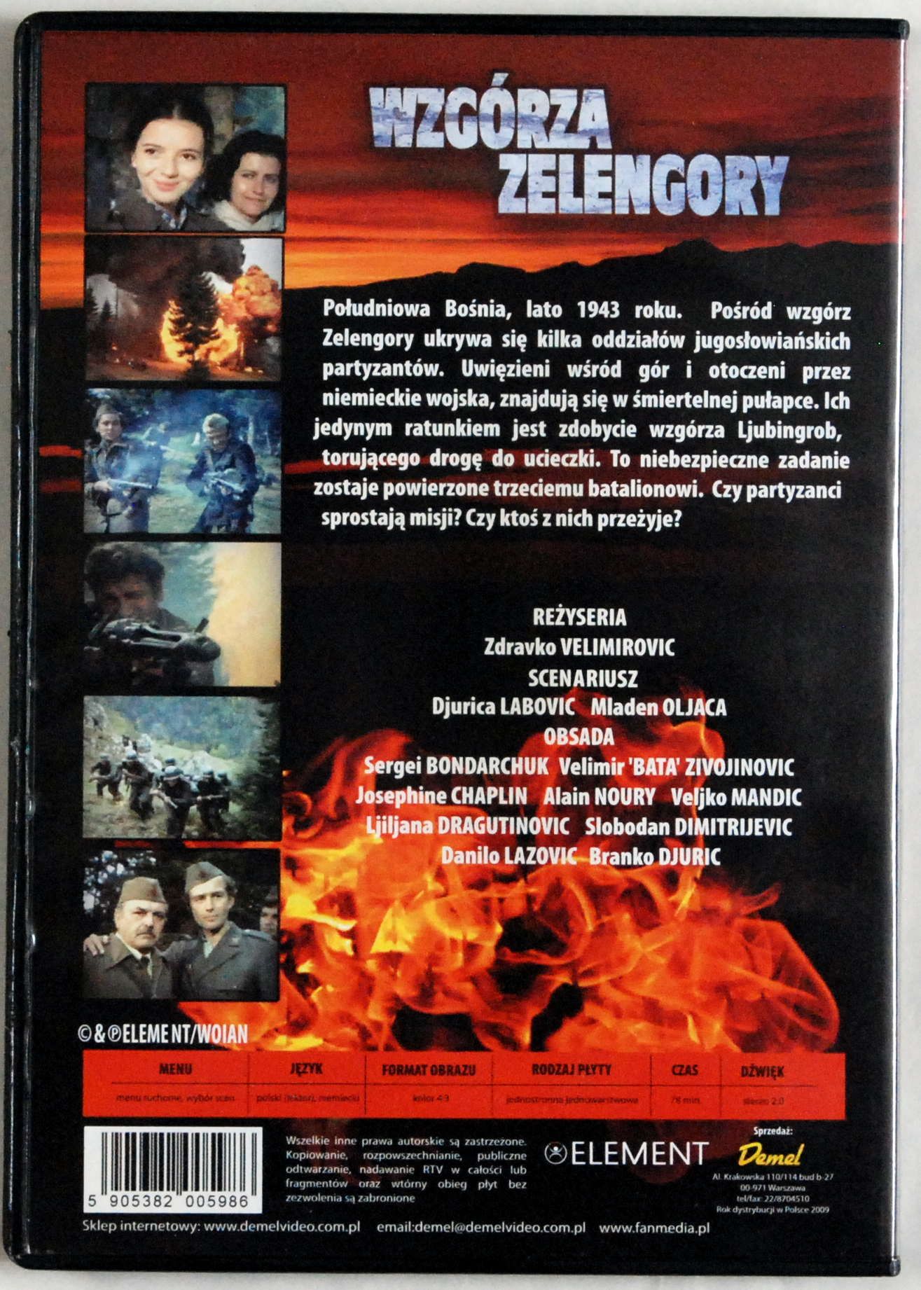 DVD Wzgórza Zelengory