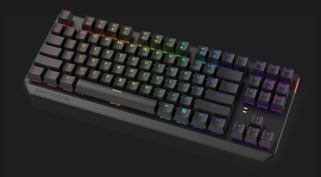 Mechanik dla gracza! SPC Gear GK630K • Kailh Blue • RGB • BDB stan •