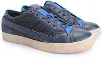 Sneakersy Diesel D-string Cow Leather Vintage wszystkie rozmiary navy