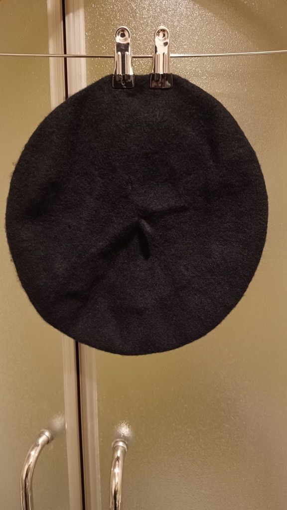 Marks & Spencer Damski beret wełniany, 100% Wełna, Rozmiar Uniwersalny