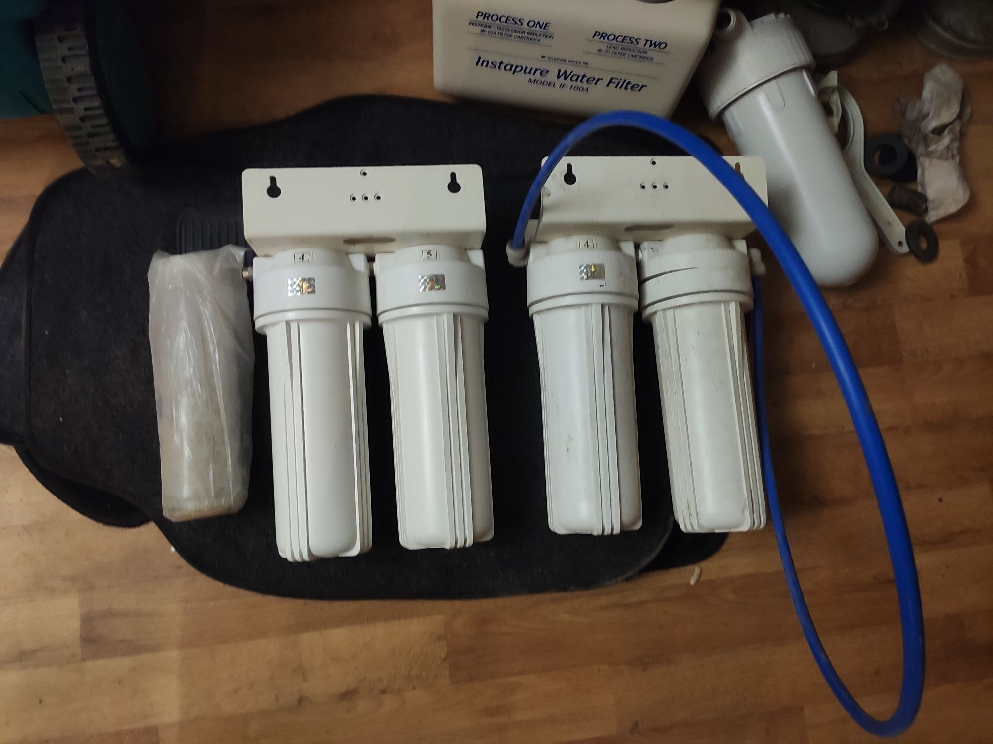 Двойной фильтр для очистки воды с краном