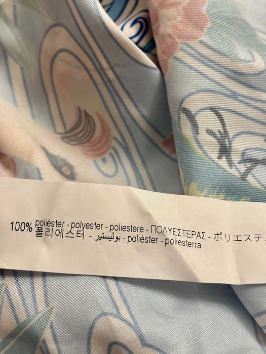 Zara Koszulowa Kimono z ptakami, kwiatami, orientalny pint XL