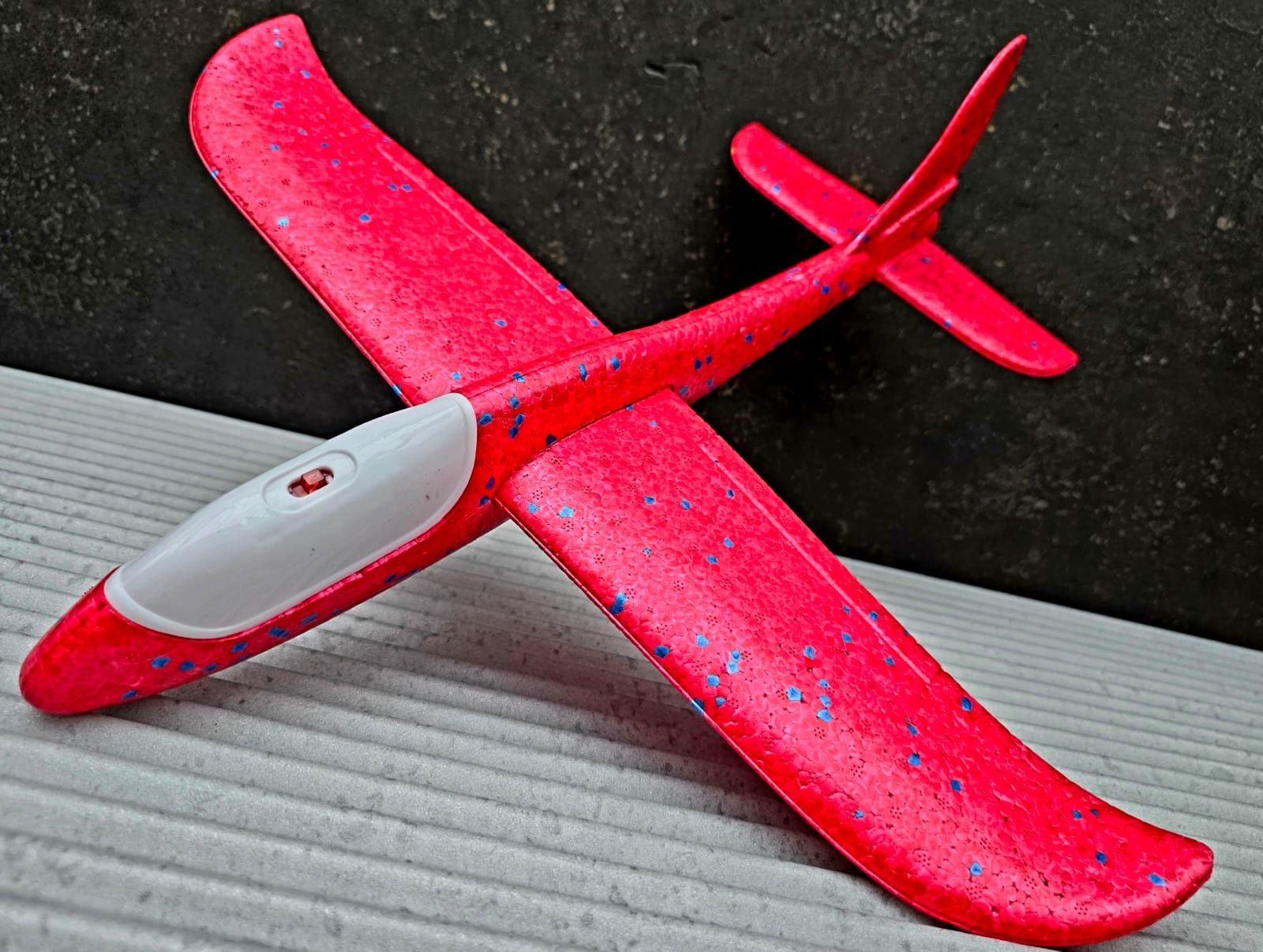 Szybowiec Samolot styropianowy nowy czerwony zabawki