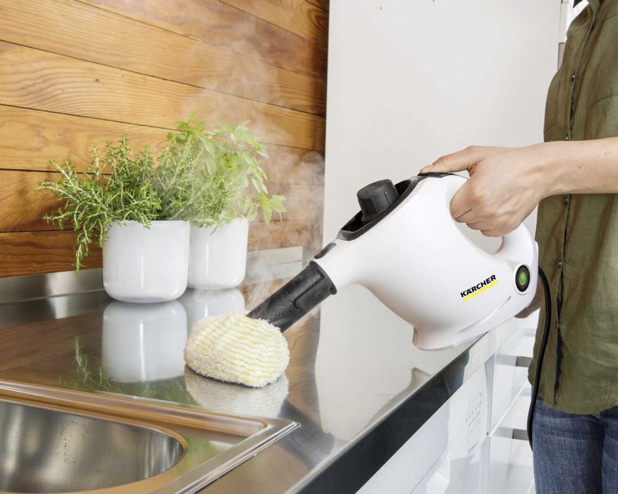 NOWY Czyścik Parowy Karcher SC 1 1200W Gotowość 3 Min 20M2 BEZ CHEMII