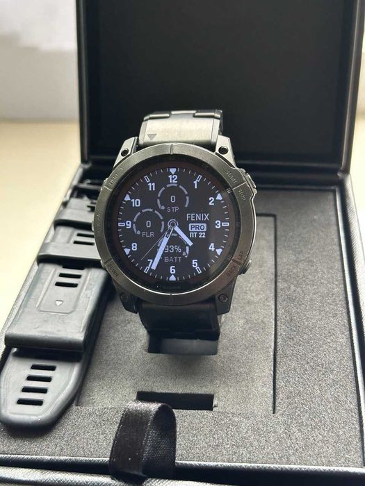 Смарт-годинник Garmin fenix 7X Sapphire Solar титановий, 51 мм