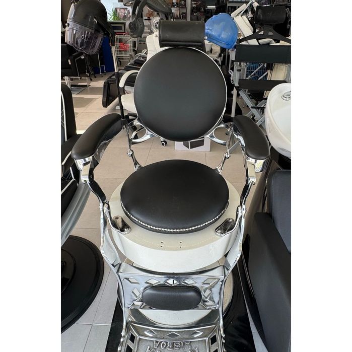 Cadeira de Barbeiro Preta, Usada