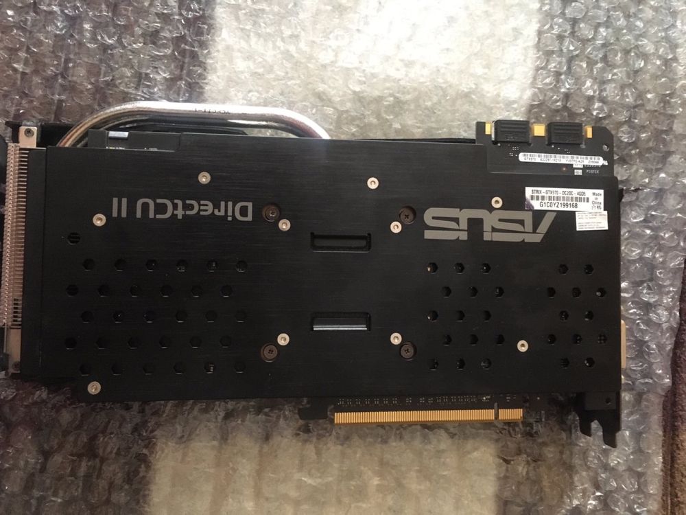 Відеокарта asus strix gtx970 Неробоча !!!