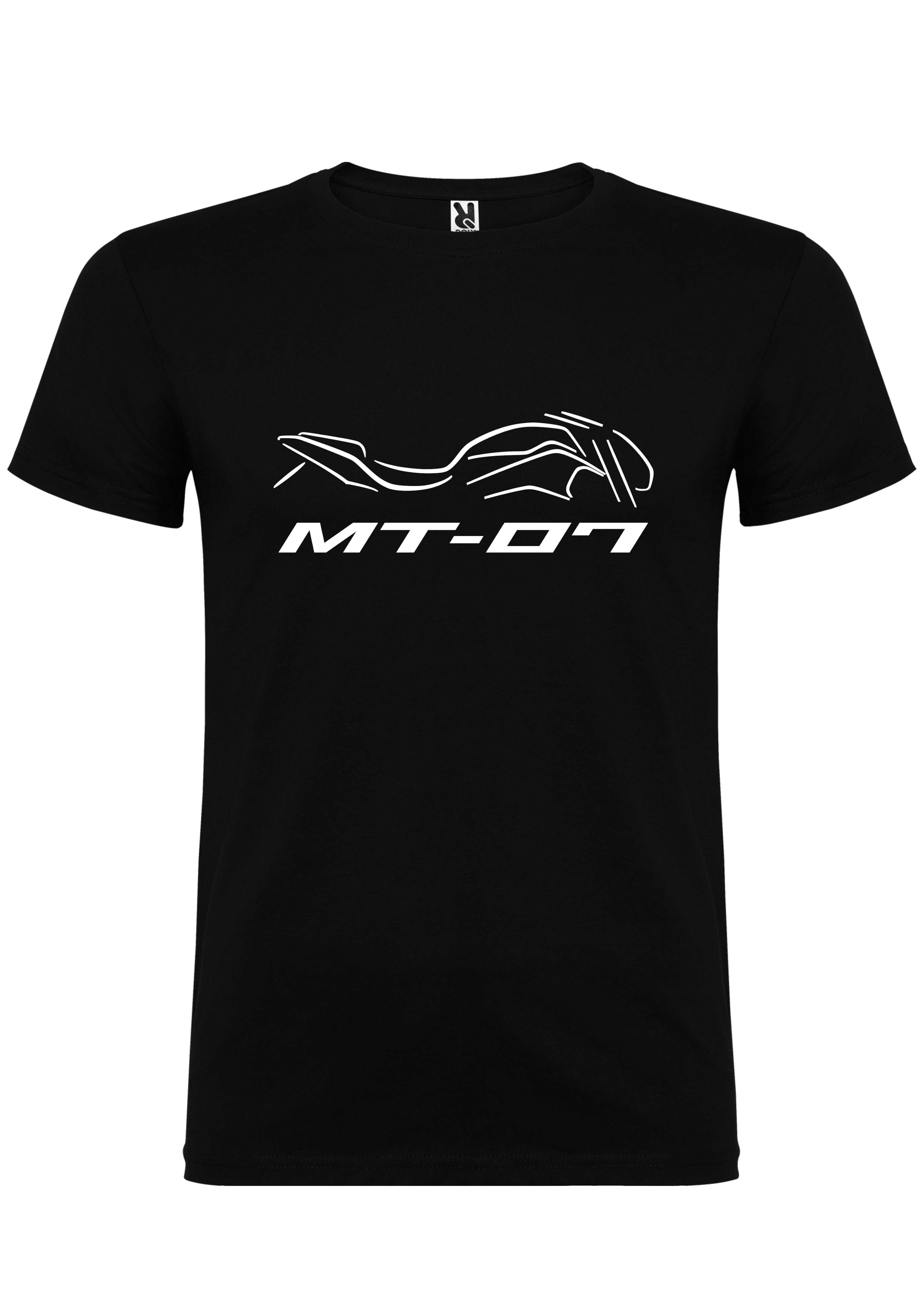 T-shirt Yamaha MT-07 moto perfil