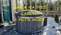 Balia ogrodowa na piec gazowy Jacuzzi  Ruska bania. Sterowanie WI-FI