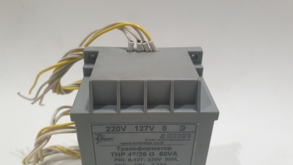 Трансформатор tnp 48/26g 60Va 127,220/ 18v 3.33A