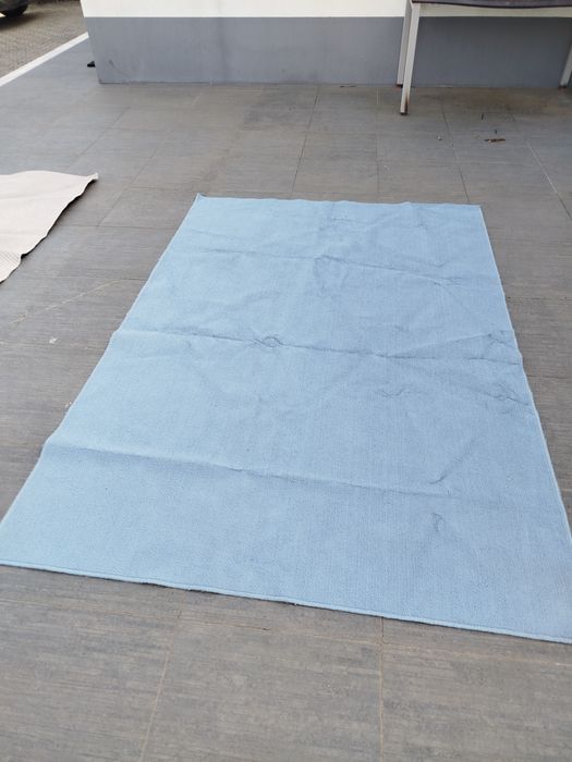 Tapete de quarto ou sala azul 160x230 cm