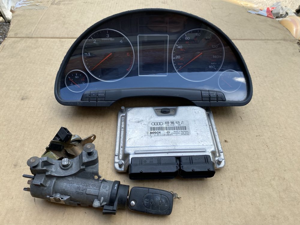 Audi a4b6 1.9 diesel zestaw startowy Wersja Angielska
