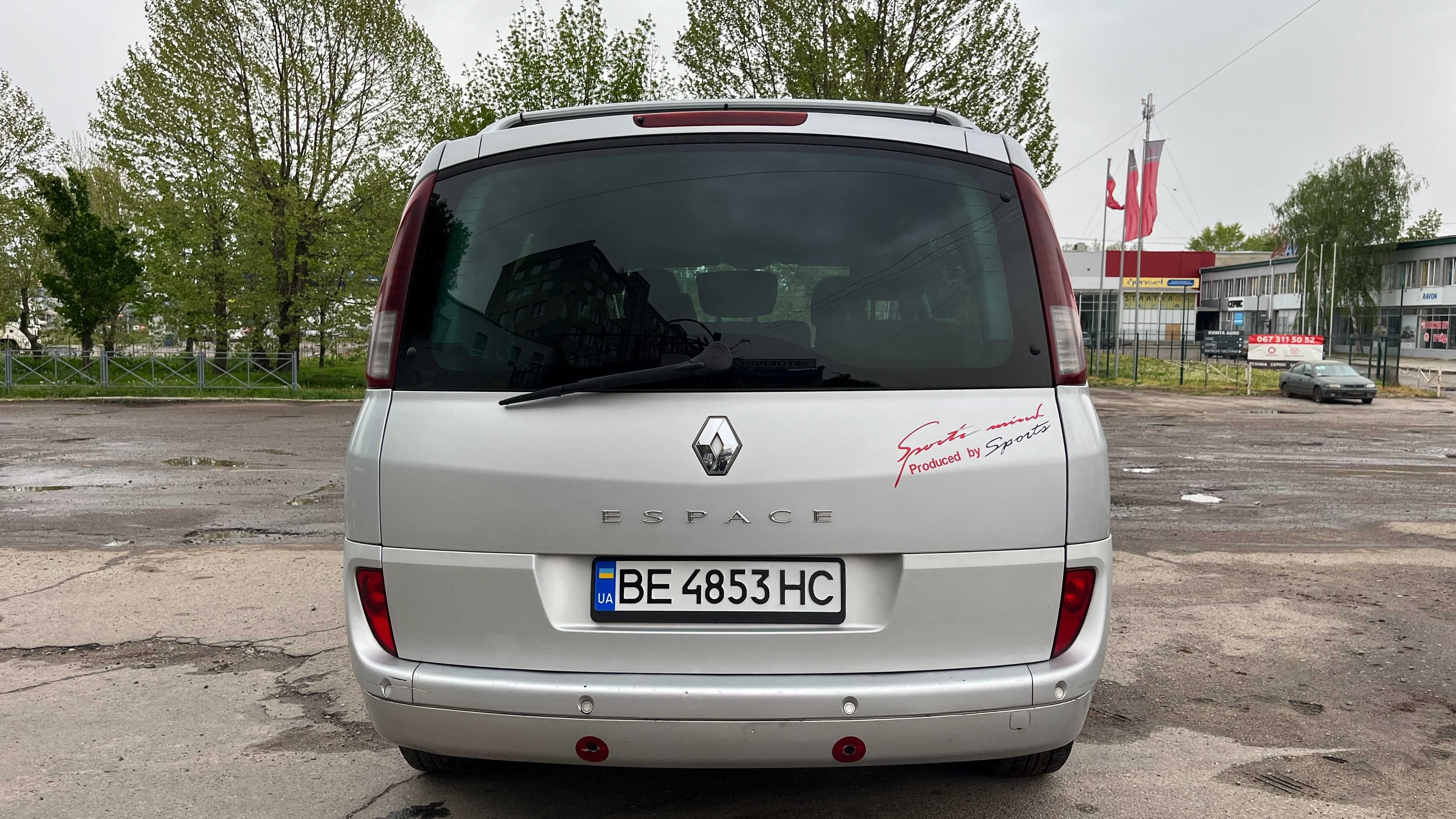 Терміново продам Renault Espace Автомат TDCI , 2006 г. 5300 у.е.