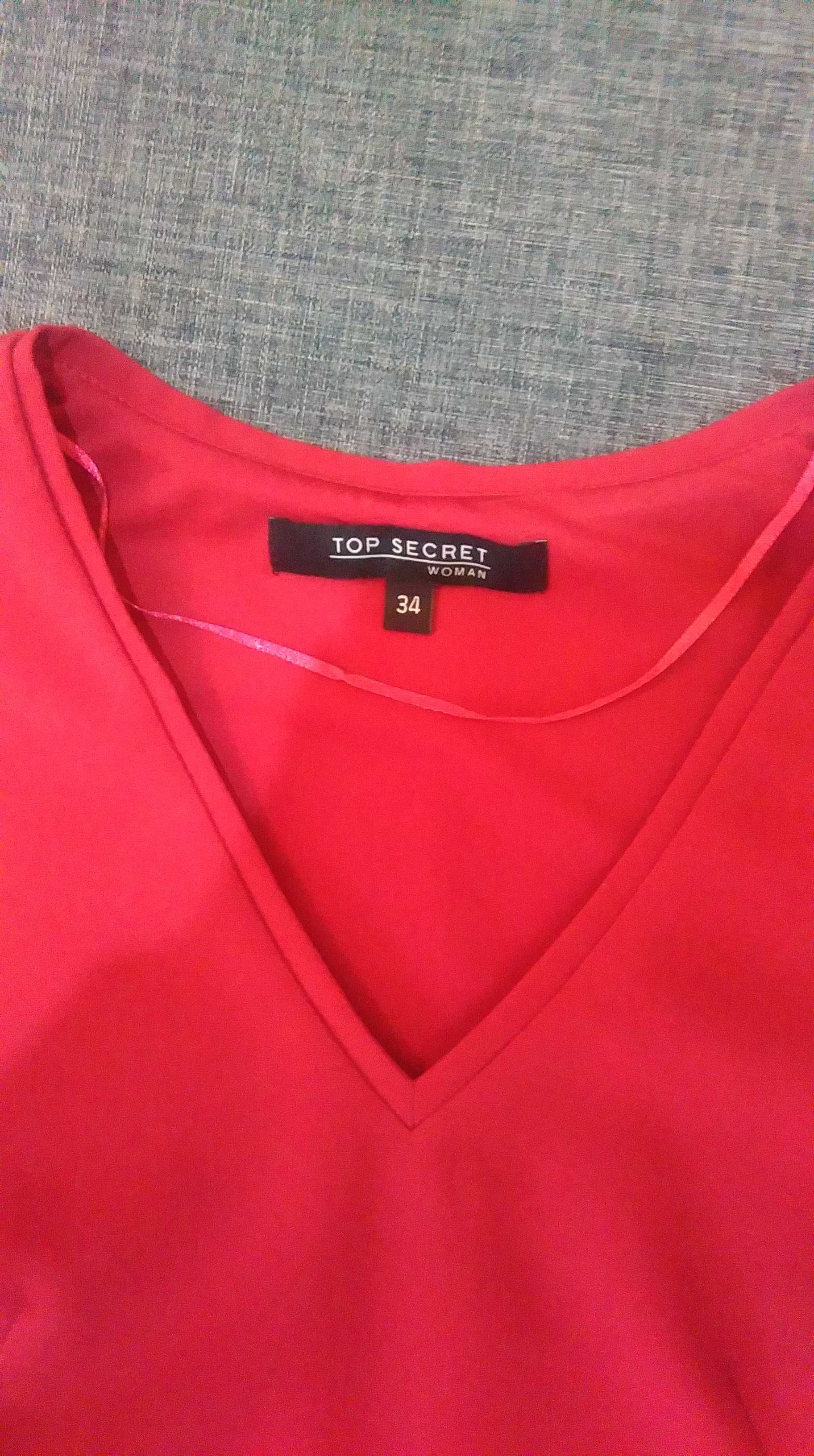 Czerwona sukienka top Secret