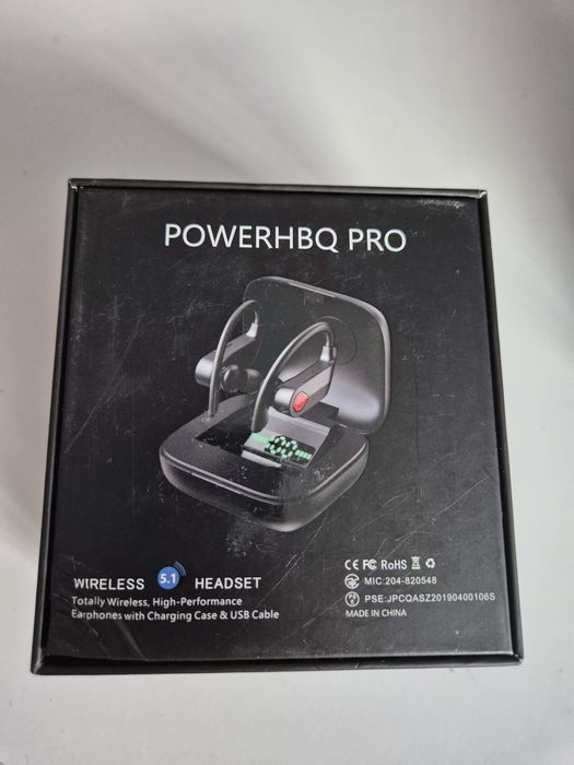 Słuchawki bezprzewodowe POWERHBQ PRO Bluetooth 5.1