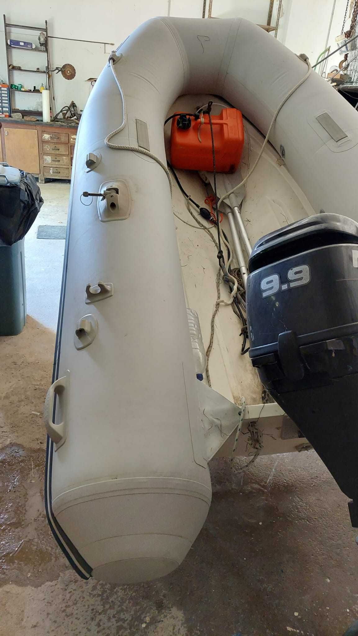 Bote Plastimo PRI 270 Fiber based boots/Mercury 9.9 hp 4 T