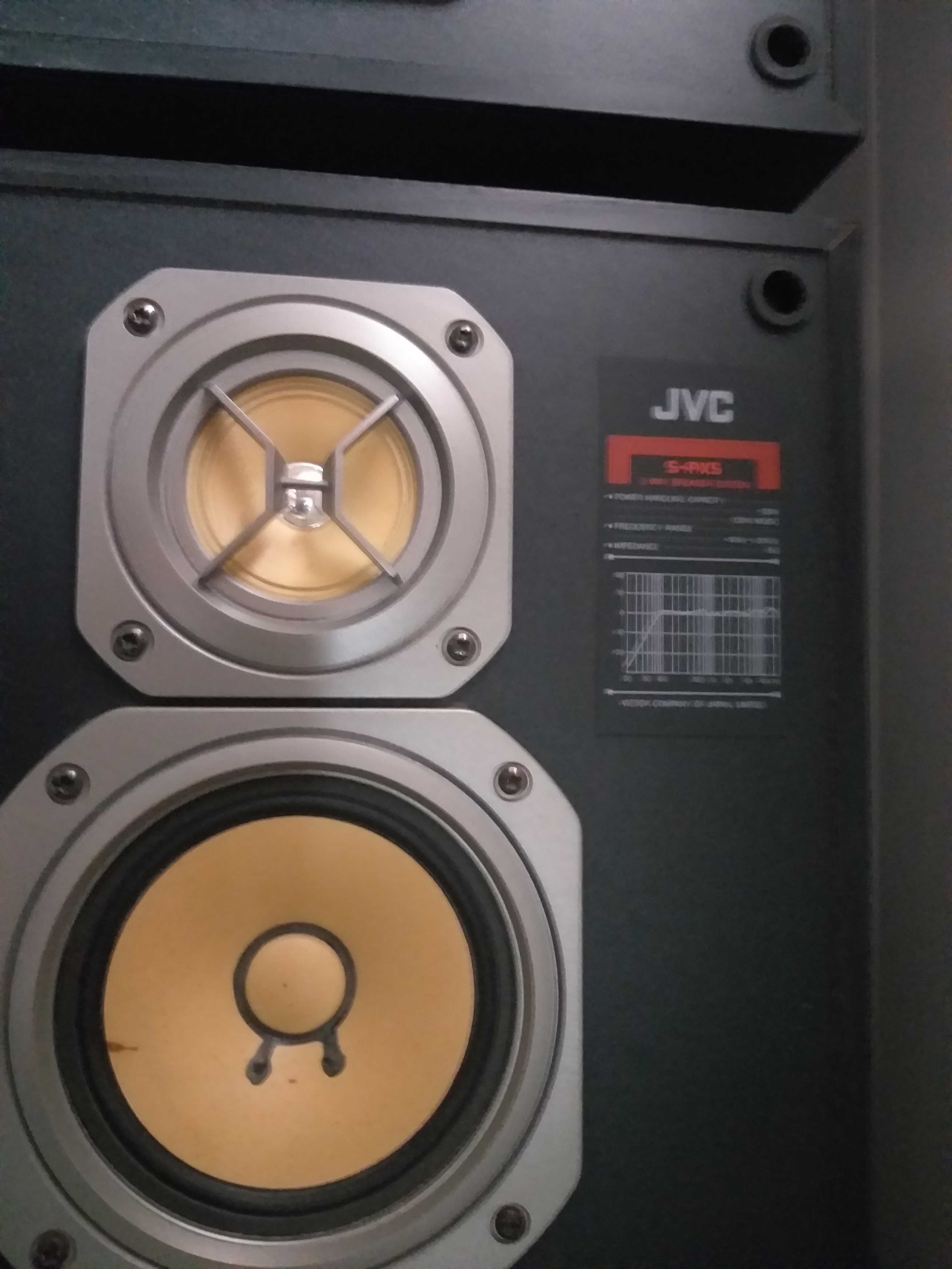 Kolumny 2 sztuki z maskownicami orginalne  JVC SP X5
