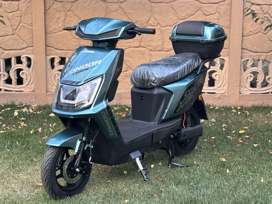 Електроскутер Corso Condor 1500W 72V/30Ah батареї ЛІТІЙ-ЗАЛІЗО-ФОС