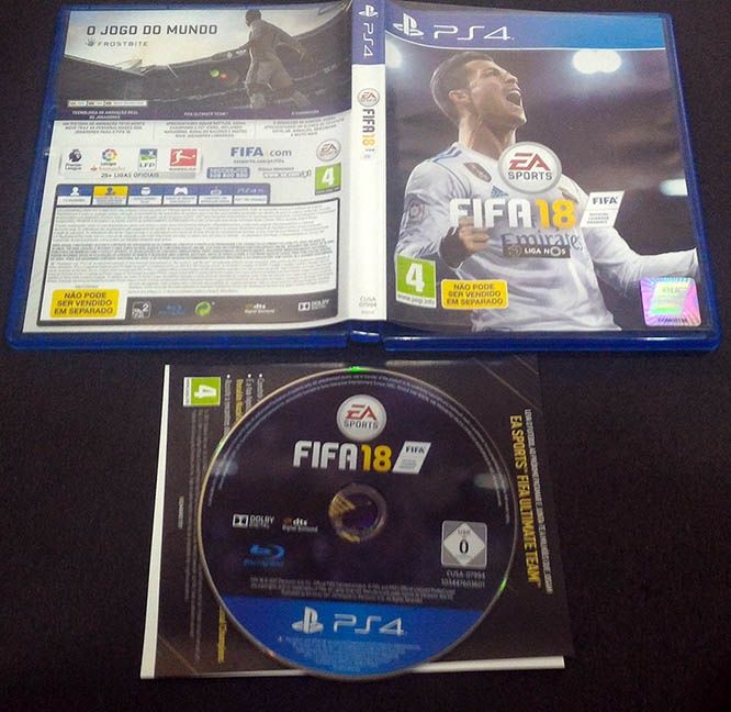 Jogo FIFA 18 PS4