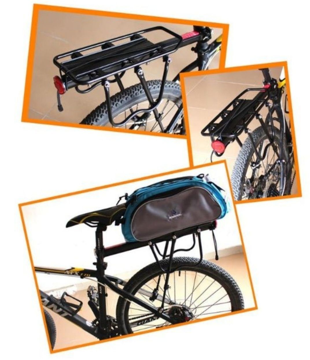 багажник для велосипеда консольный,усиленный,универсальн, велобагажник