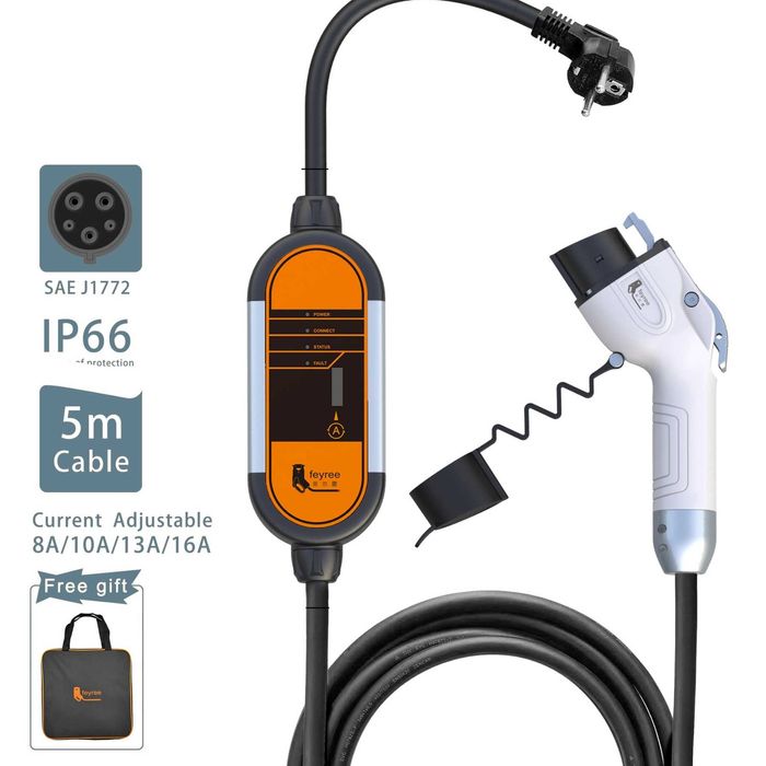 Зарядное Type 1 для электромобиля Feyree 3,5кВт 16А