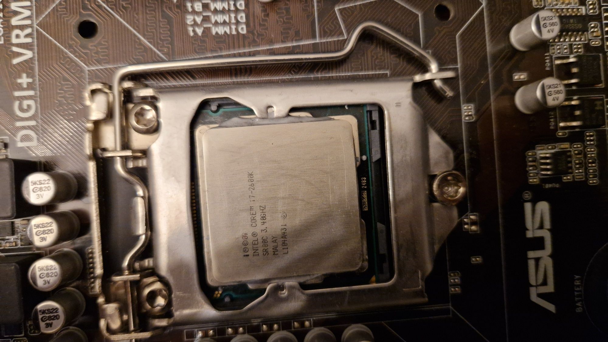 Płyta głowna Asus p8z77-v lx  i7 2600k 16gb ram