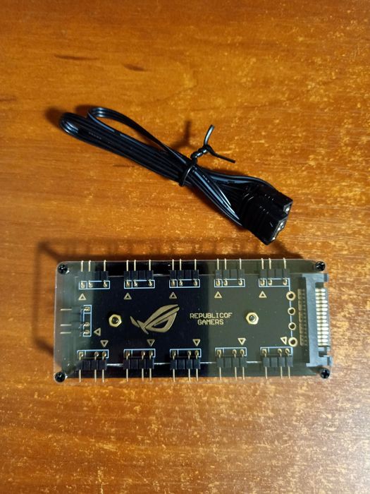 Хаб ARGB 5V (3-pin) на 10 портів для підсвічування ПК