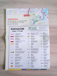 Rzeszów - mapa, skala 1:15 400