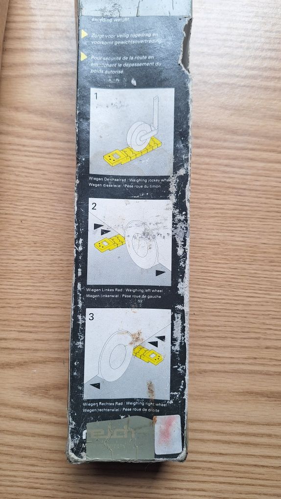 Waga elektroniczna przyczepy kempingowej/ kampera