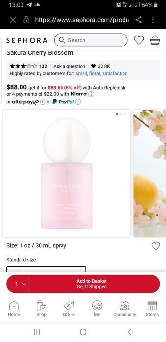 Оригинал! Духи 2025г Jo Malone sakura blossom