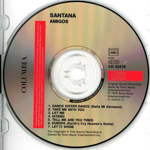 Santana - Amigos - CD