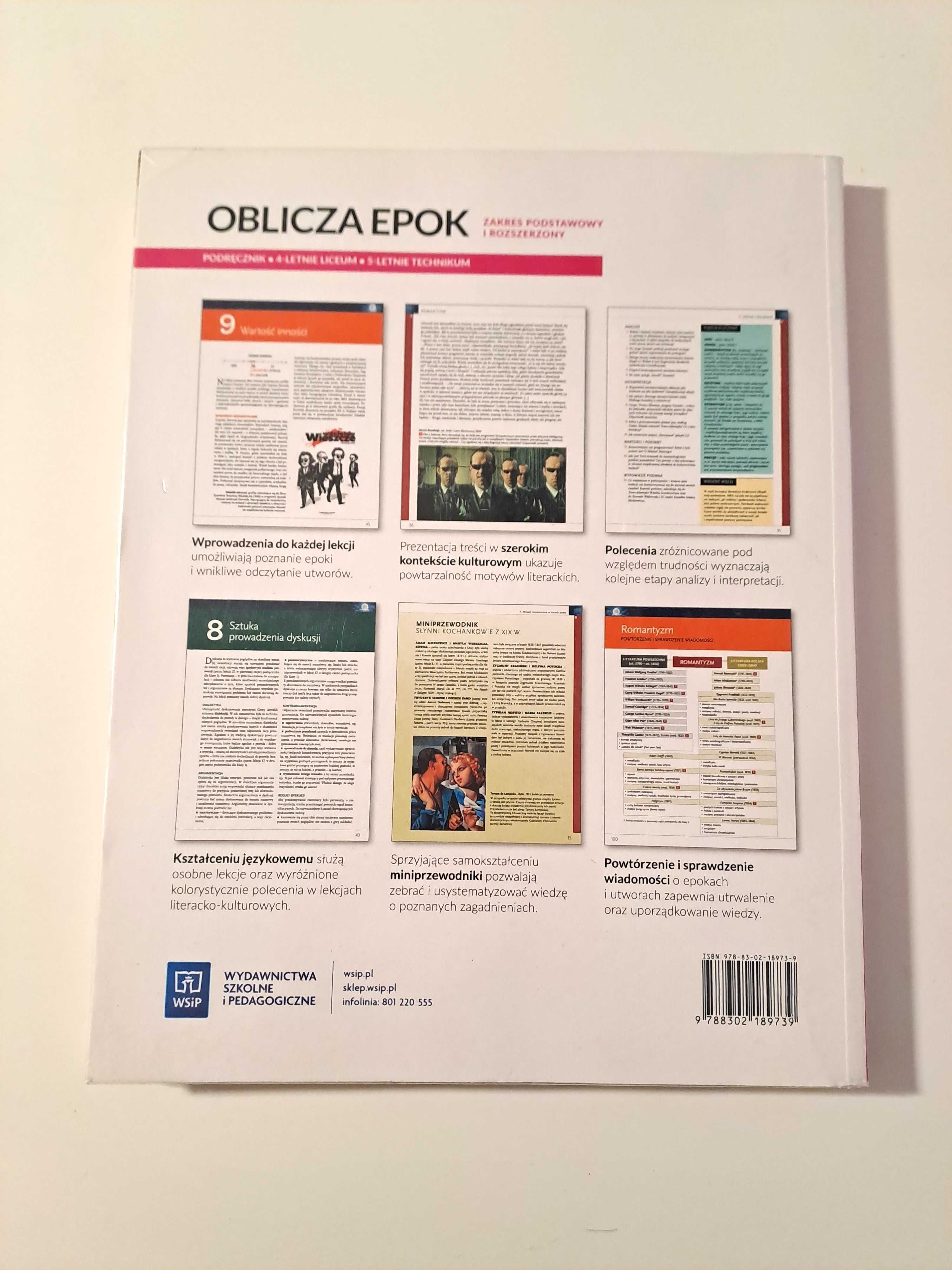 Podręcznik Język Polski Oblicza epok 2.2