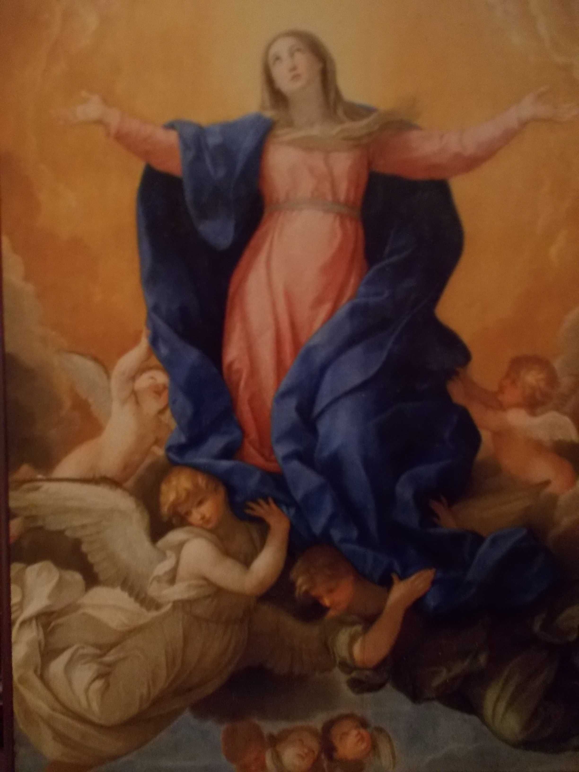 & Piękny Obraz-Wniebowzięcie Najświętszej Maryi Panny & Styl Ikony &