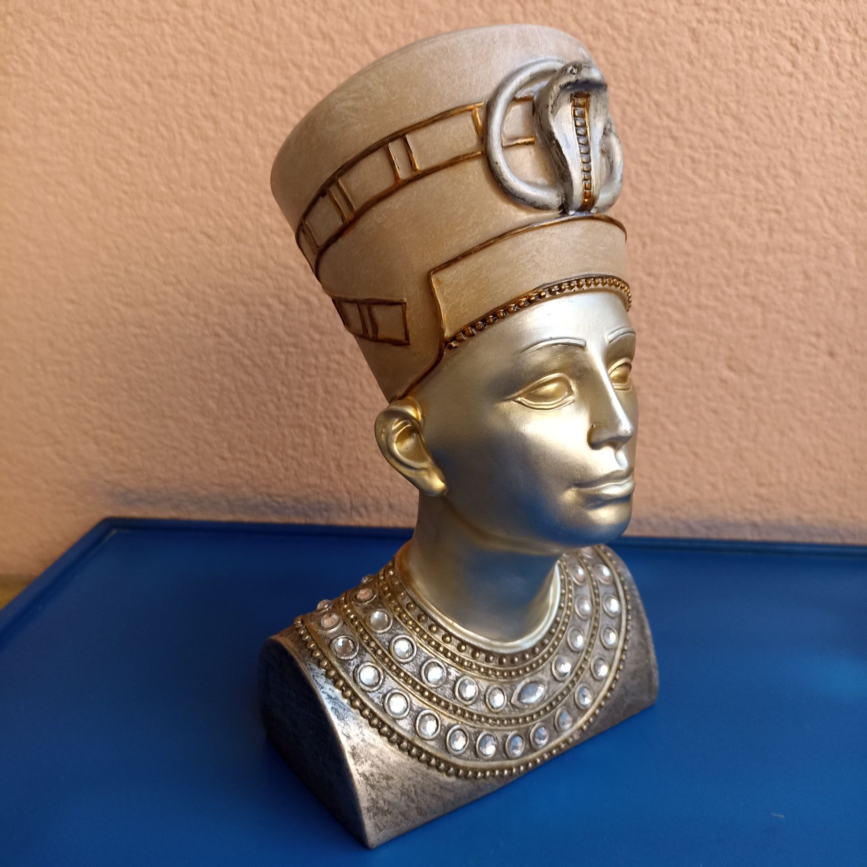 Busto estatueta Rainha Nefertiti do Antigo Egipto