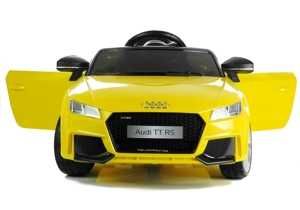 Autko na akumulator AUDI TT RS Pilot Skóra USB Samochód dla dziecka