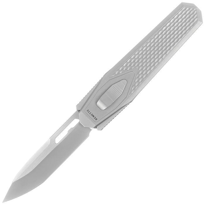 Nóż grawitacyjny Remette Swordfish Titanium / Red Blue Carbon Fiber, P