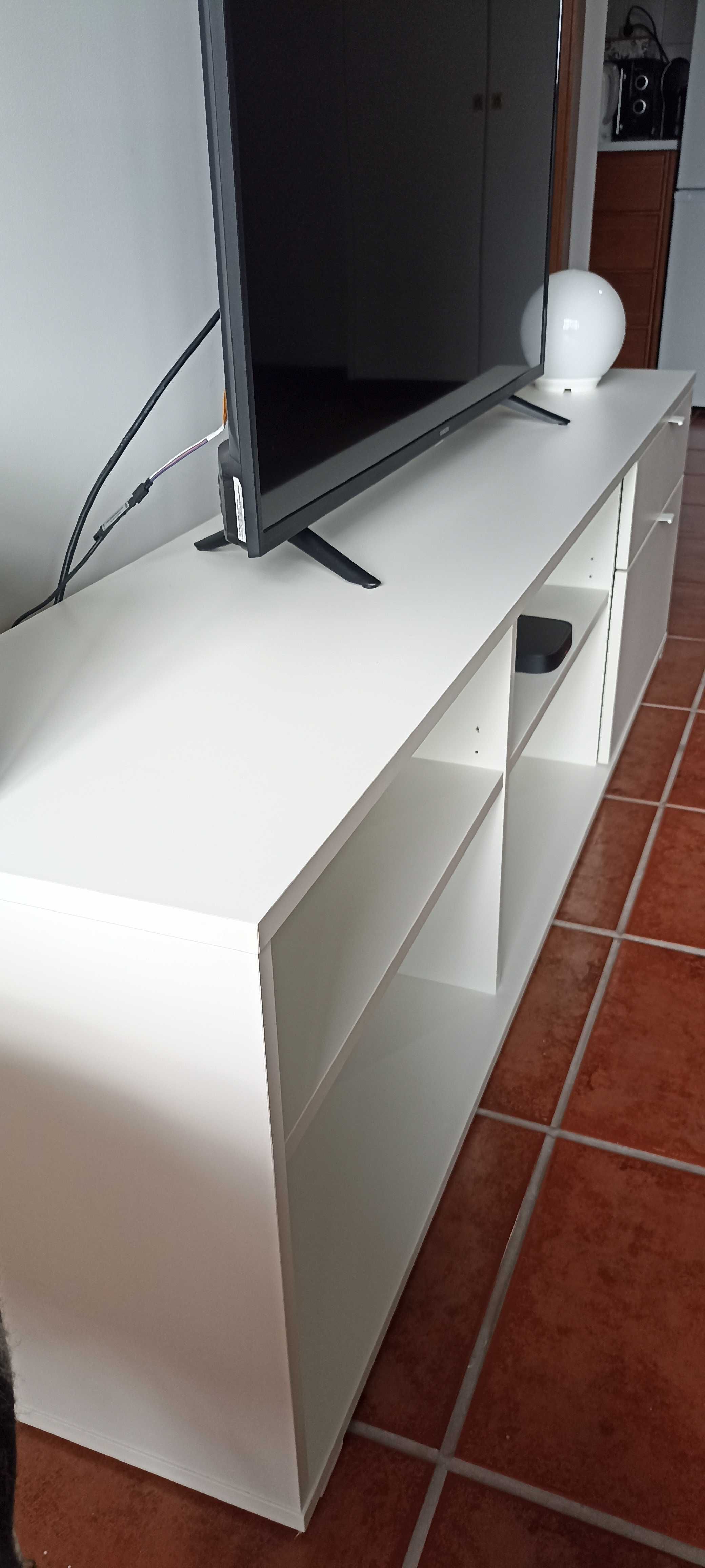 Mesa TV branco 176x37