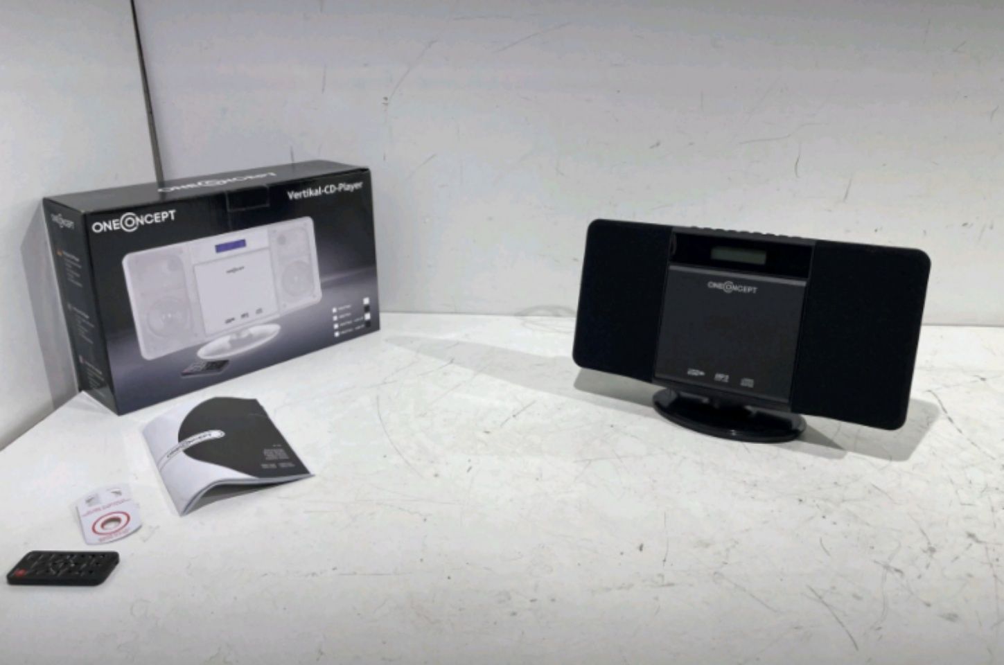Компактна стерео система з двома динаміками Bluetooth,lAUX MP3 CD USB