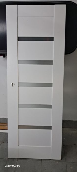 Drzwi przesuwane białe