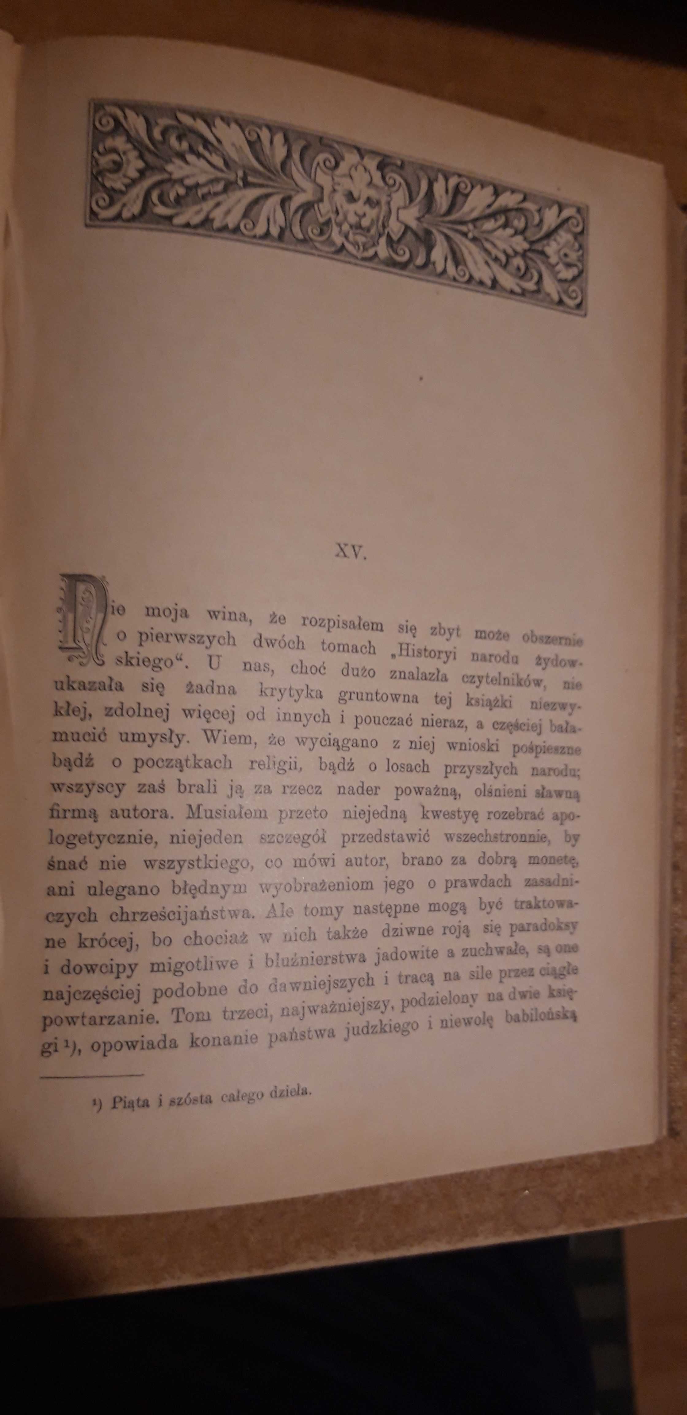 ŻYWOT i DZIEŁA  ERNESTA .RENANA, T.1-2 -Ks.Pawlicki-W-wa 1905