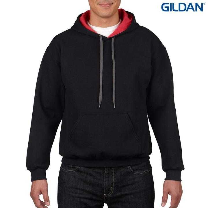 Худи толстовка с начесом Gildan® Heavy Blend™ Adult Hooded Sweatshirt