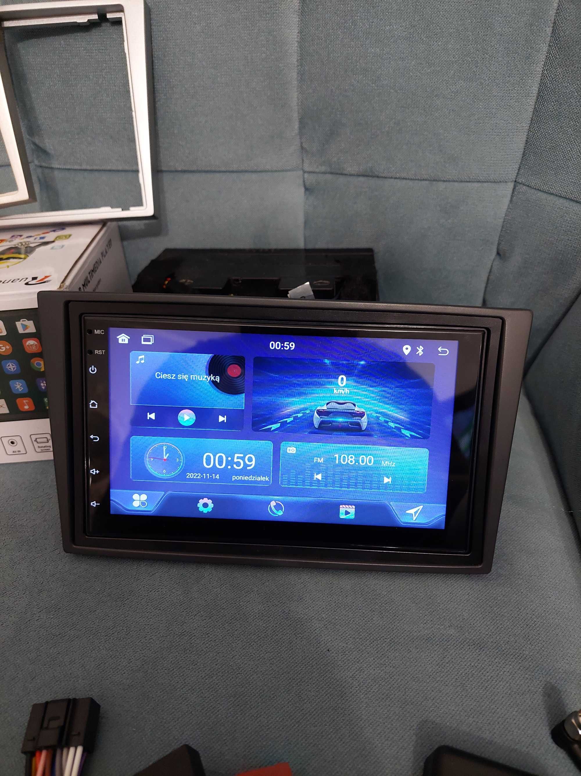 Radio 2din Android 12 GPS  WiFi Ople Vectra Zafira Astra Signum
