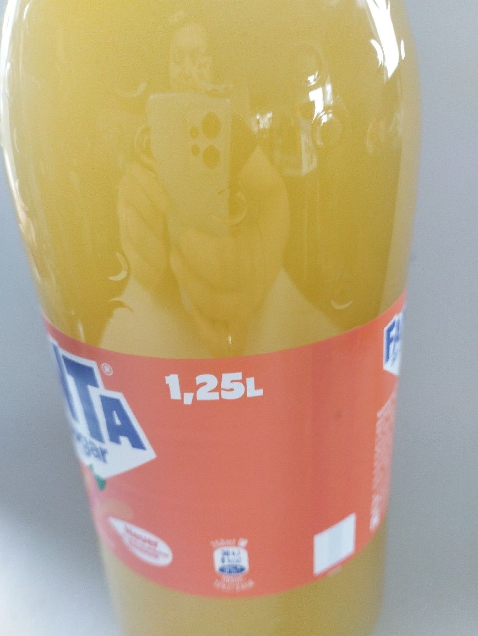 Fanta pomarańcza 1,25 L zero cukru