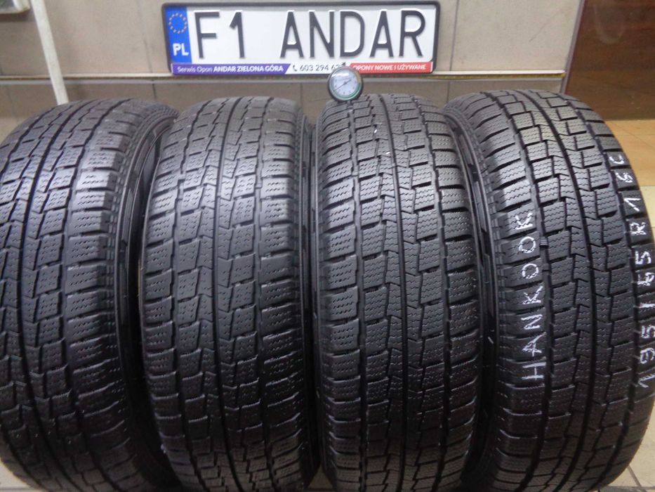 4szt. 195/65R16C HANKOOK Winter RW06 - BUS - Opony Zimowe