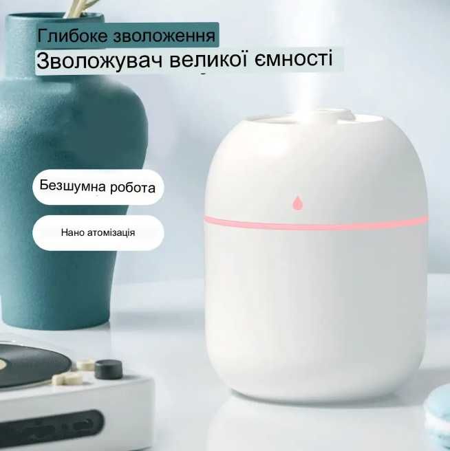 Ультразвуковий зволожувач повітря Humidifier, USB, миниУвлажнитель