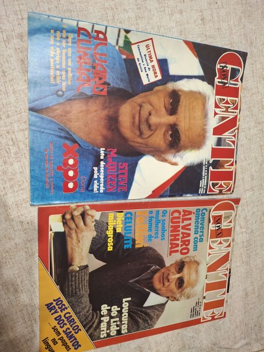 Revistas antigas gente alvaro cunhal ary santos tomas mello tom