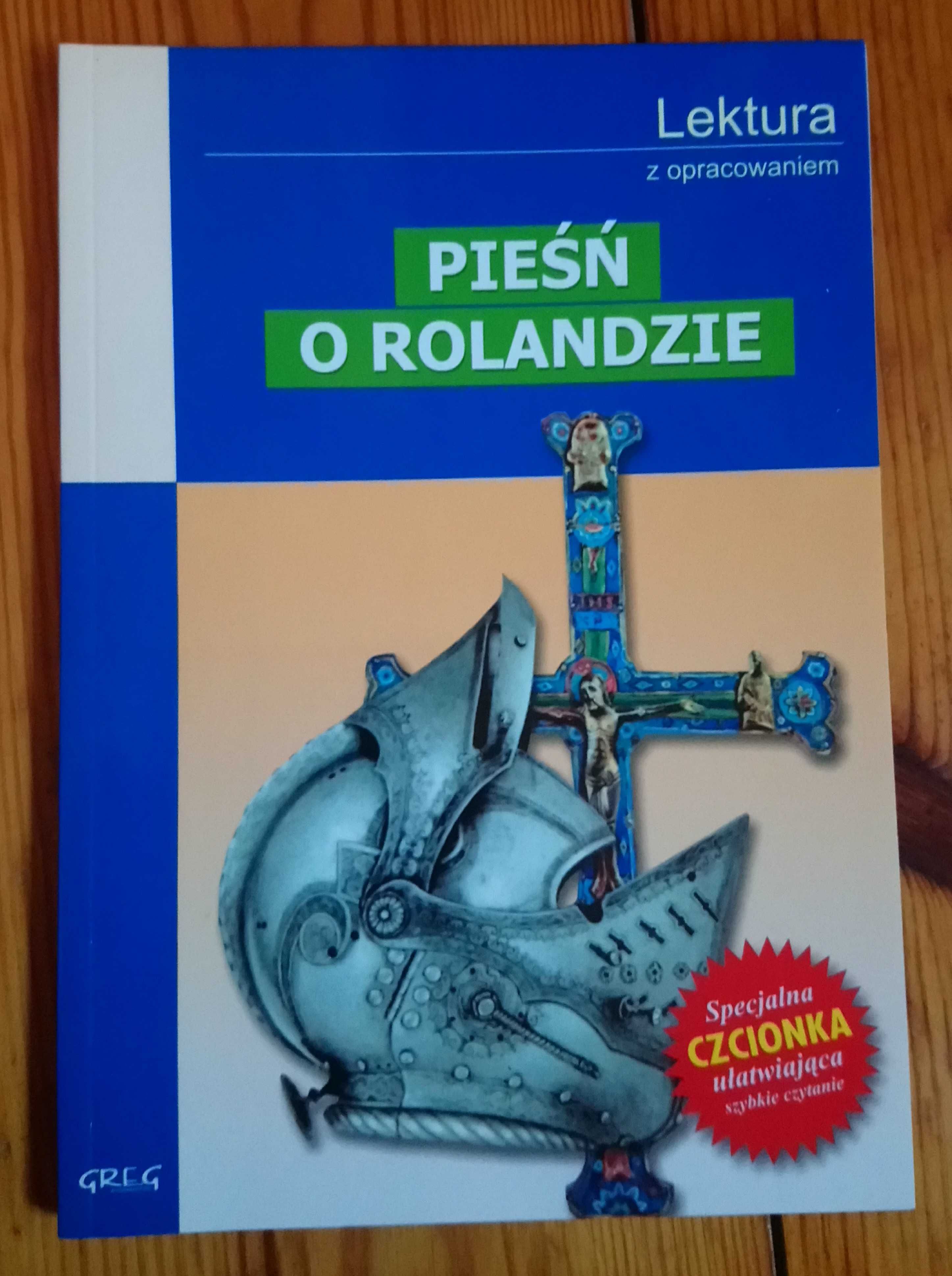 Książka Pieśń o Rolandzie - lektura szkolna